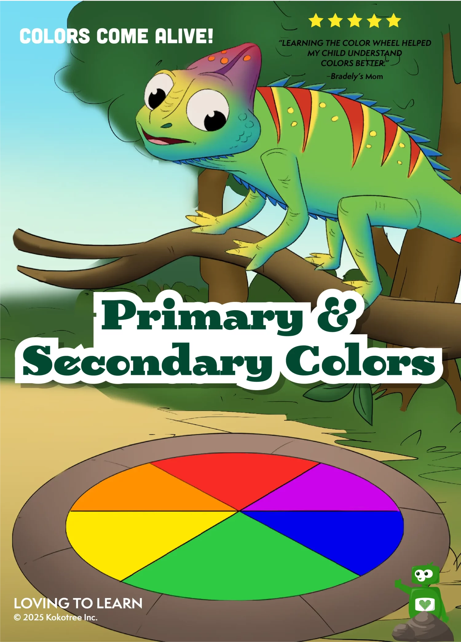 Primary & Secondary Colors Preschool Learning Video