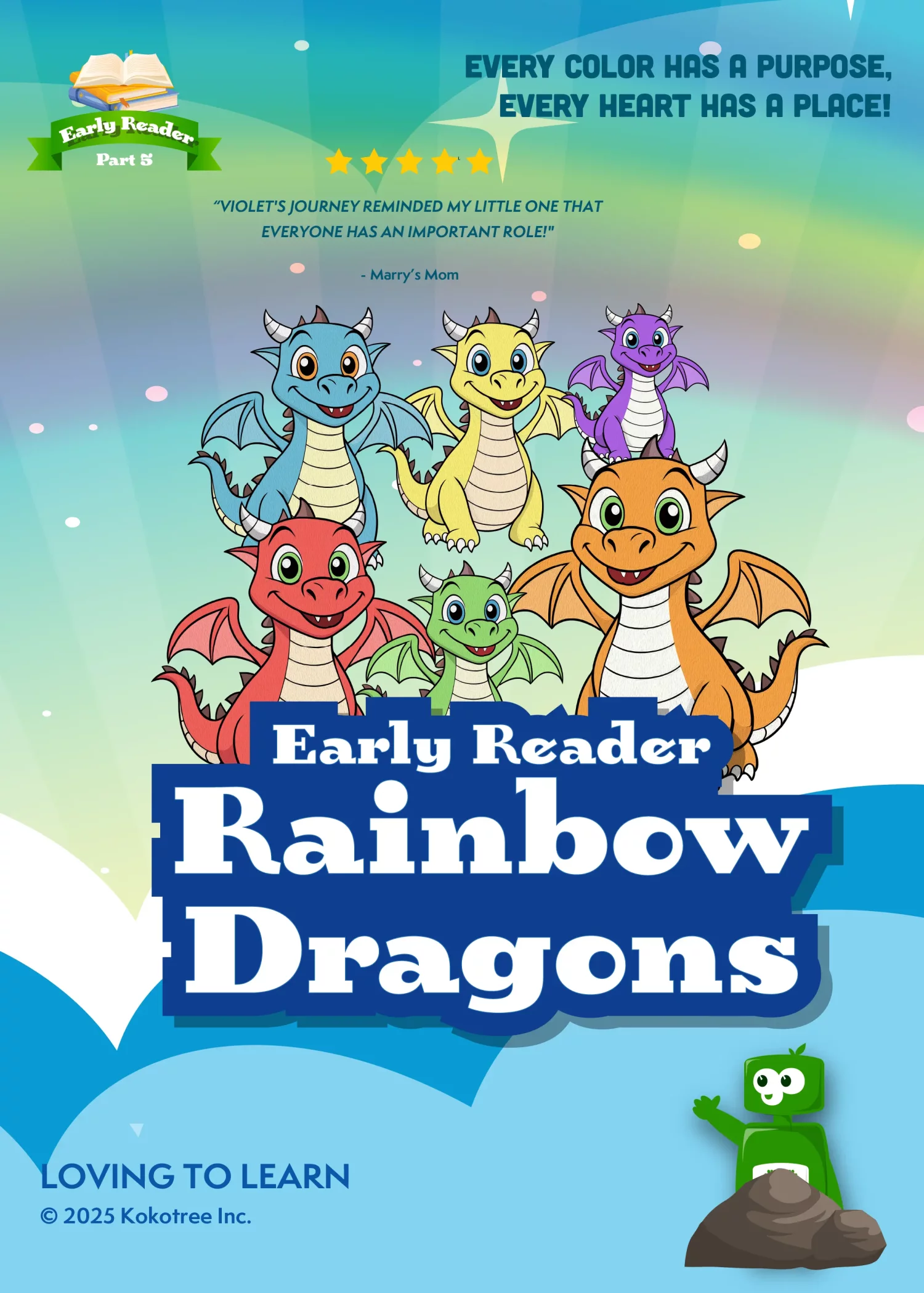Rainbow Dragons Preschool Learning Video