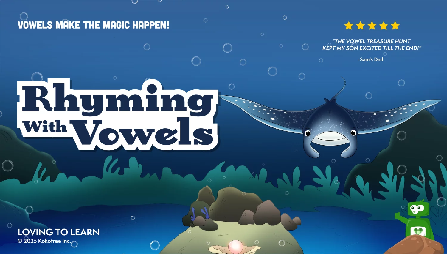 Rhyming With Vowels Preschool Learning Video - Kokotree