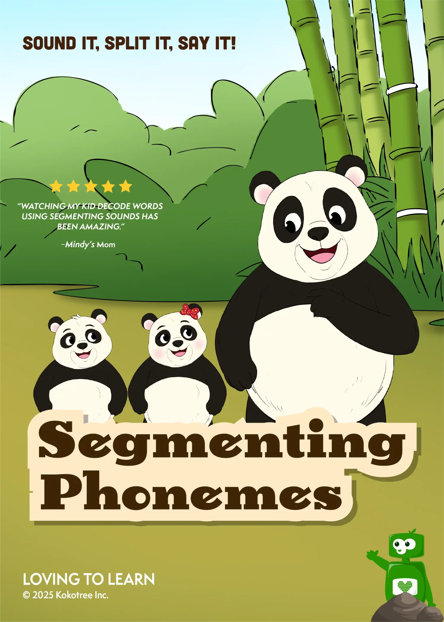 Segmenting Phonemes Preschool Learning Video