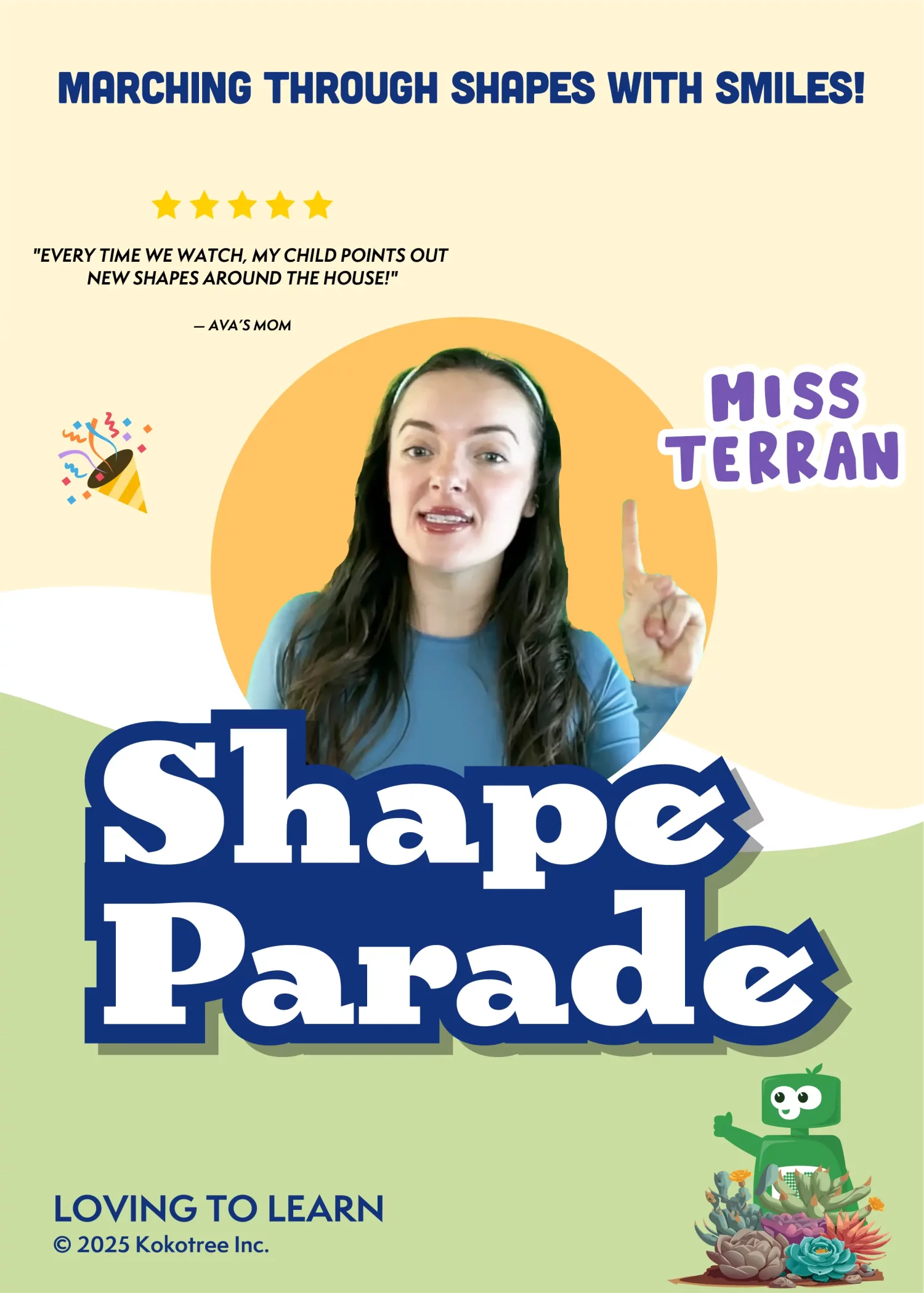 Shape Parade Preschool Learning Video