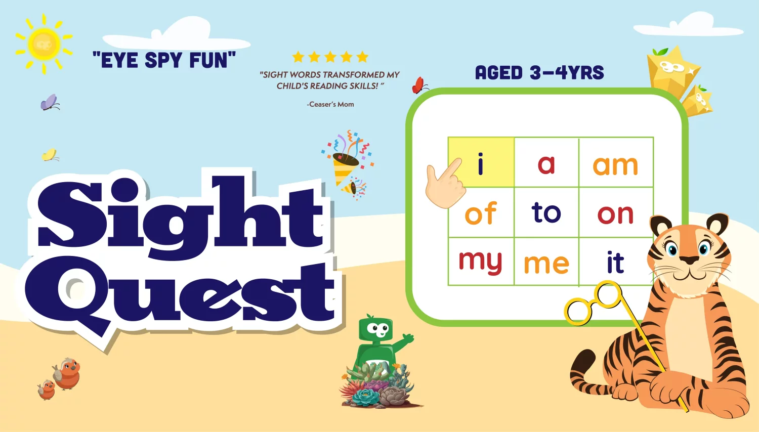 Sight Quest Preschool Learning Game - Kokotree
