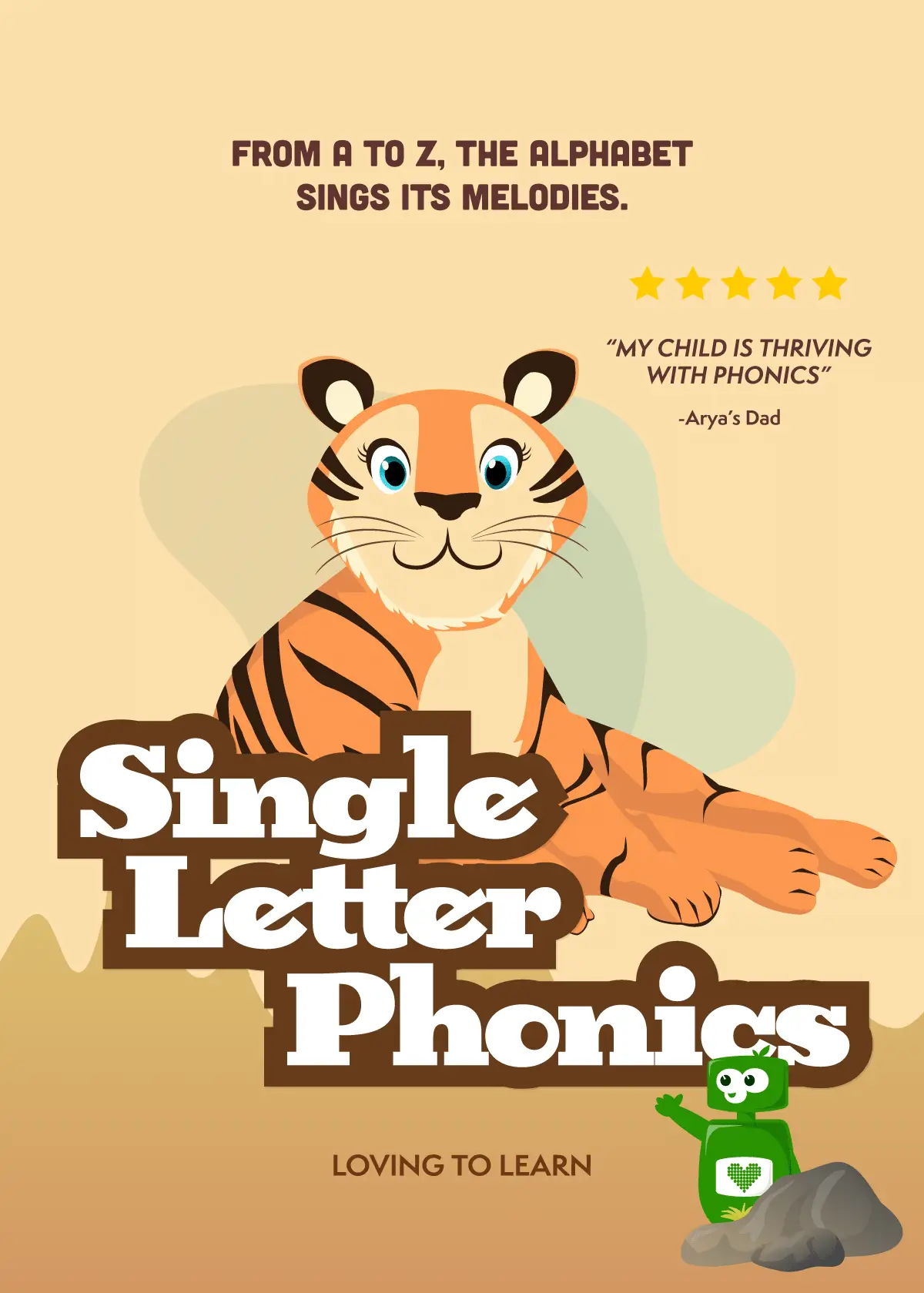 Single Letter Phonics Preschool Learning Video