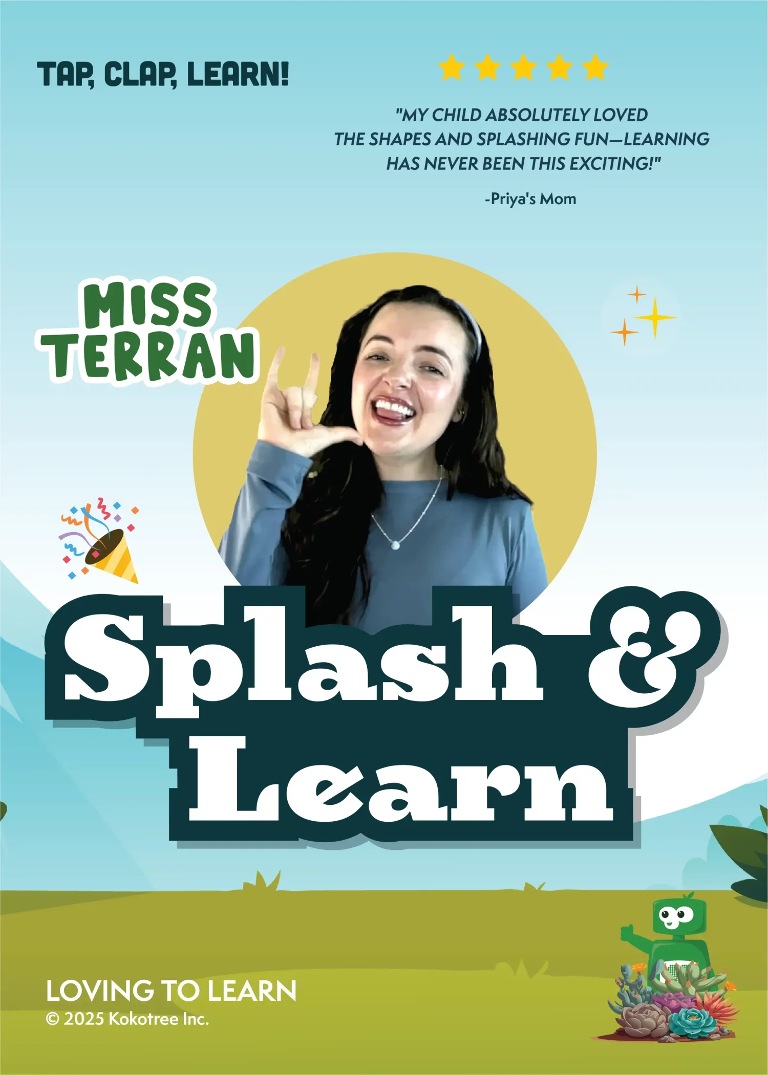 Splash & Learn Preschool Learning Video