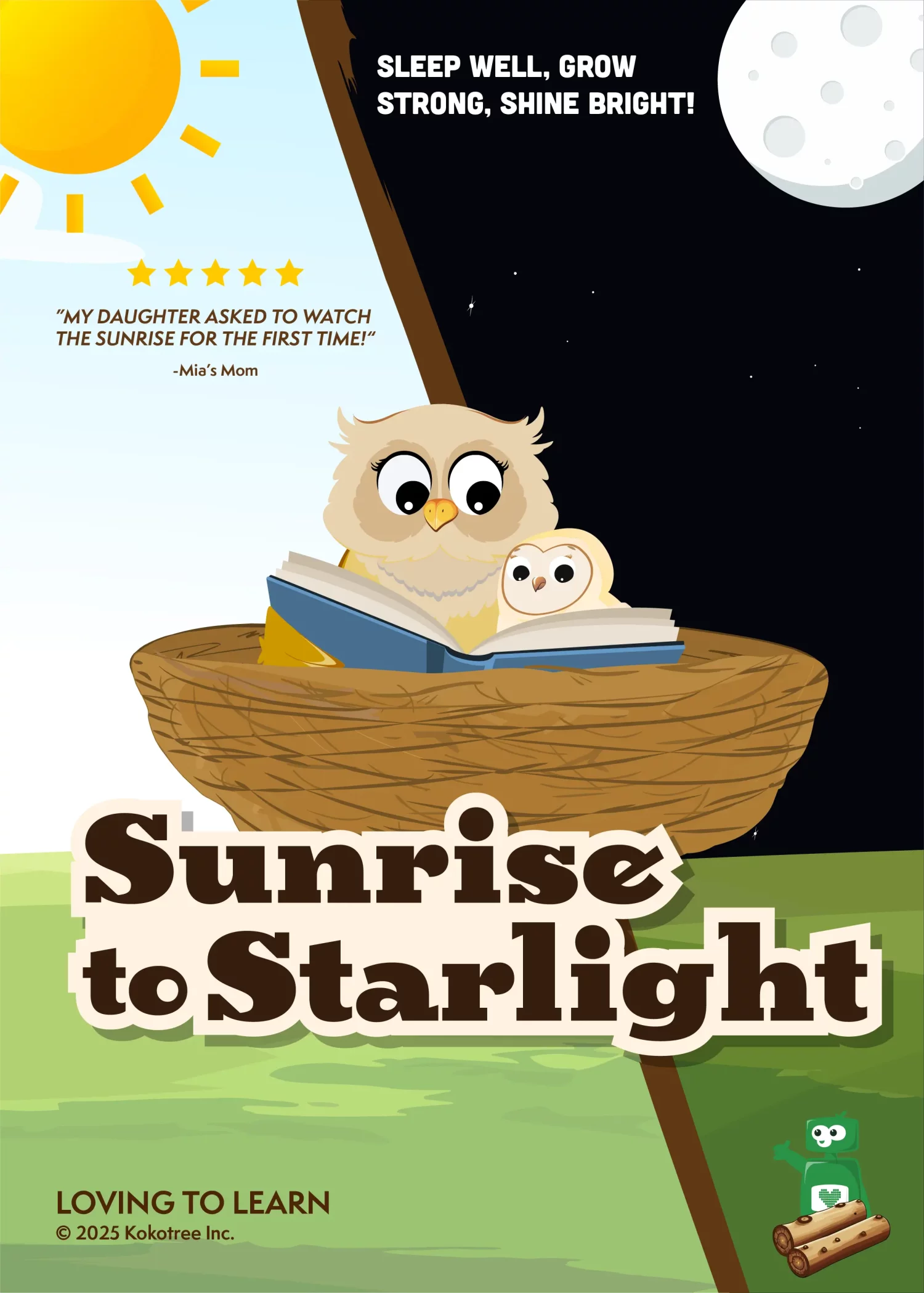 Sunrise to Starlight Preschool Learning Video