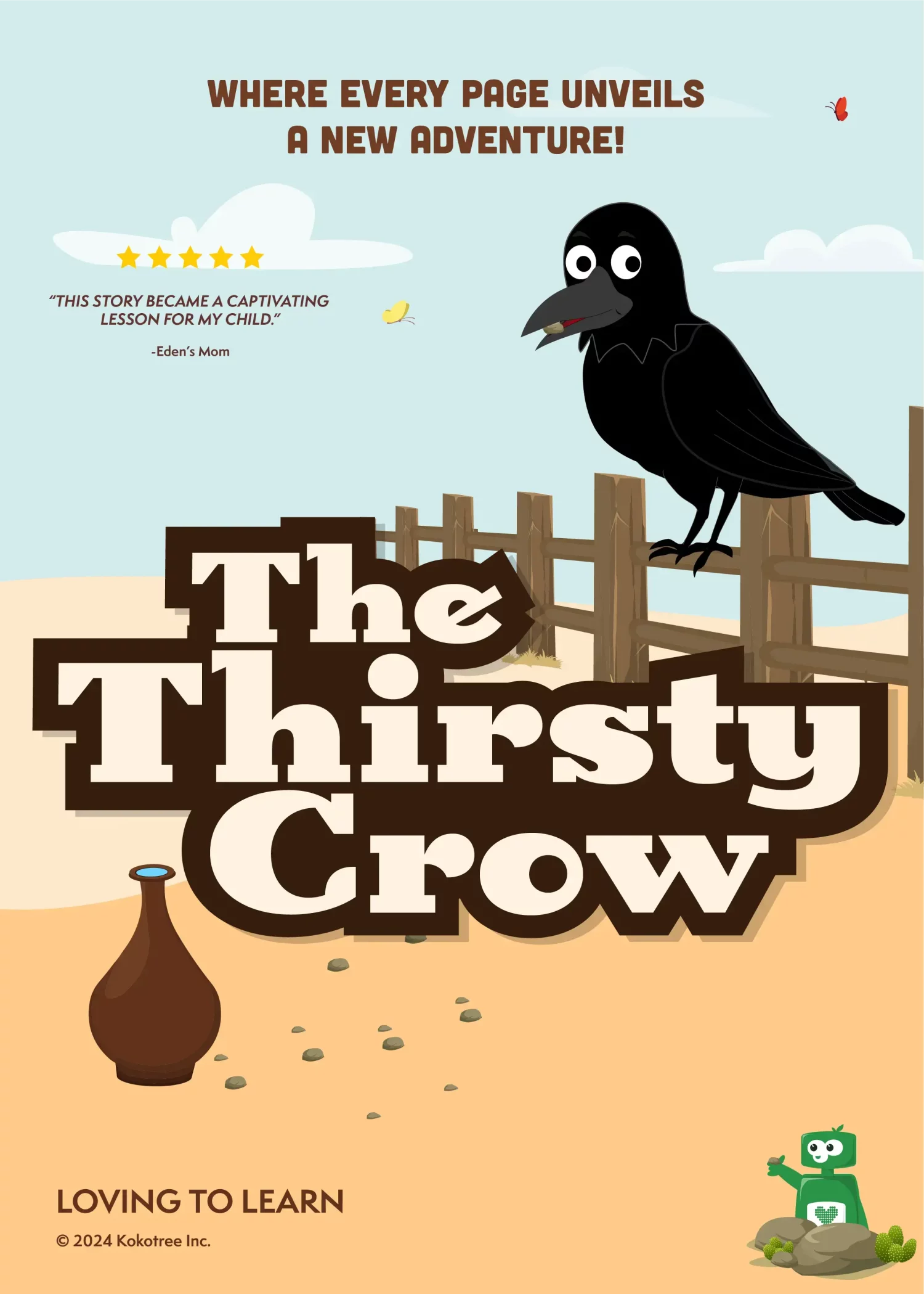 The Thirsty Crow Preschool Learning Video