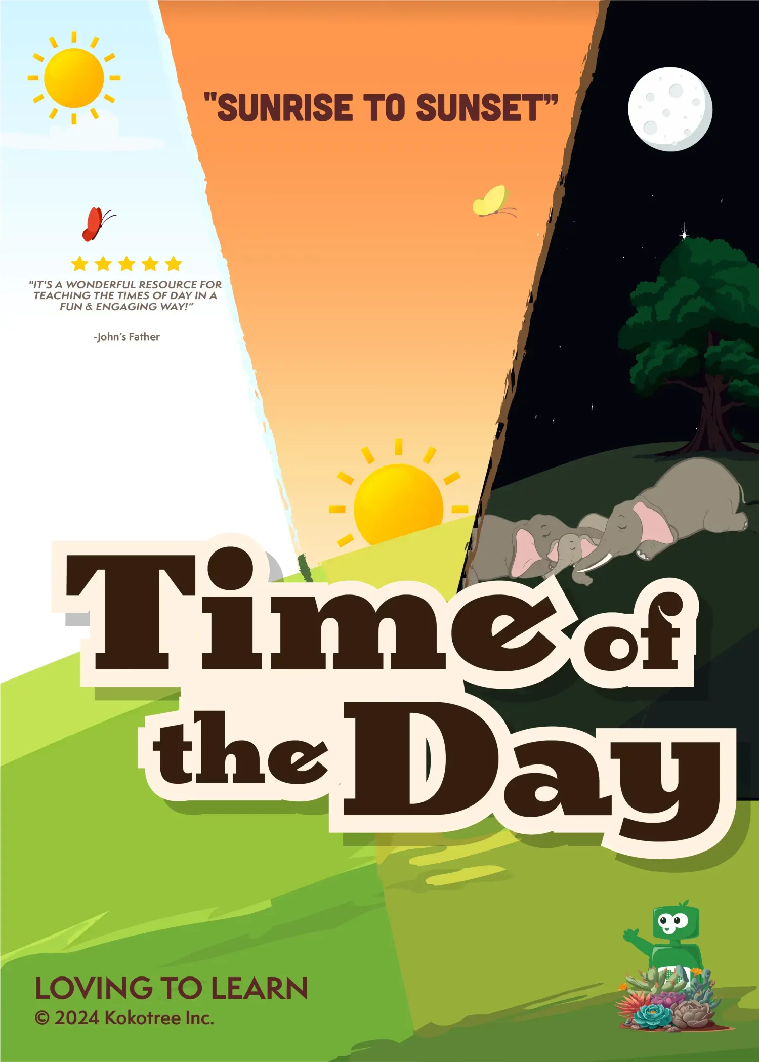 Time of the Day Preschool Learning Video