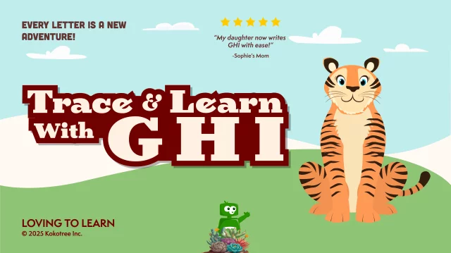 Trace & Learn With G, H, & I