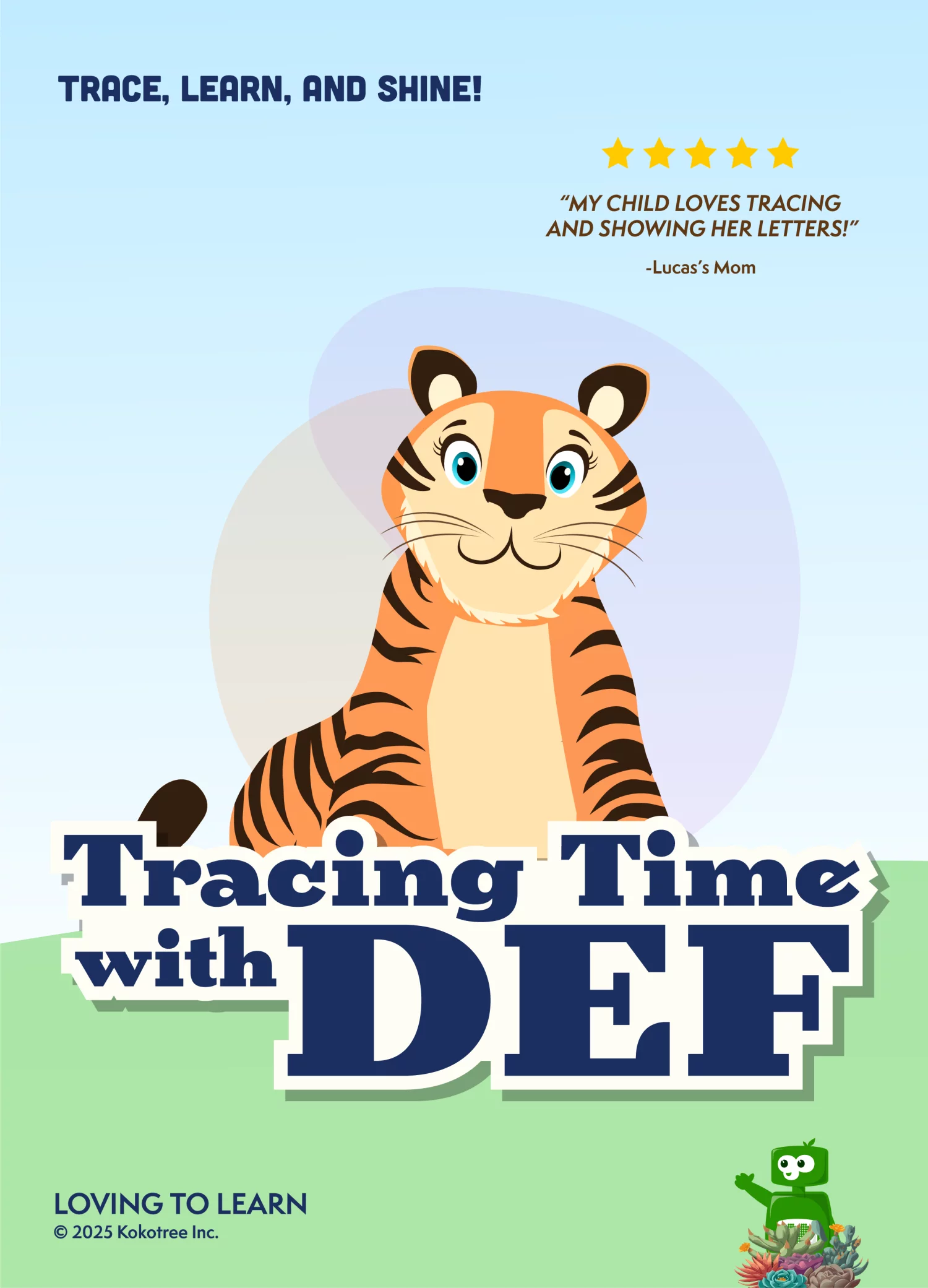 Tracing Time with D, E, & F Preschool Learning Video