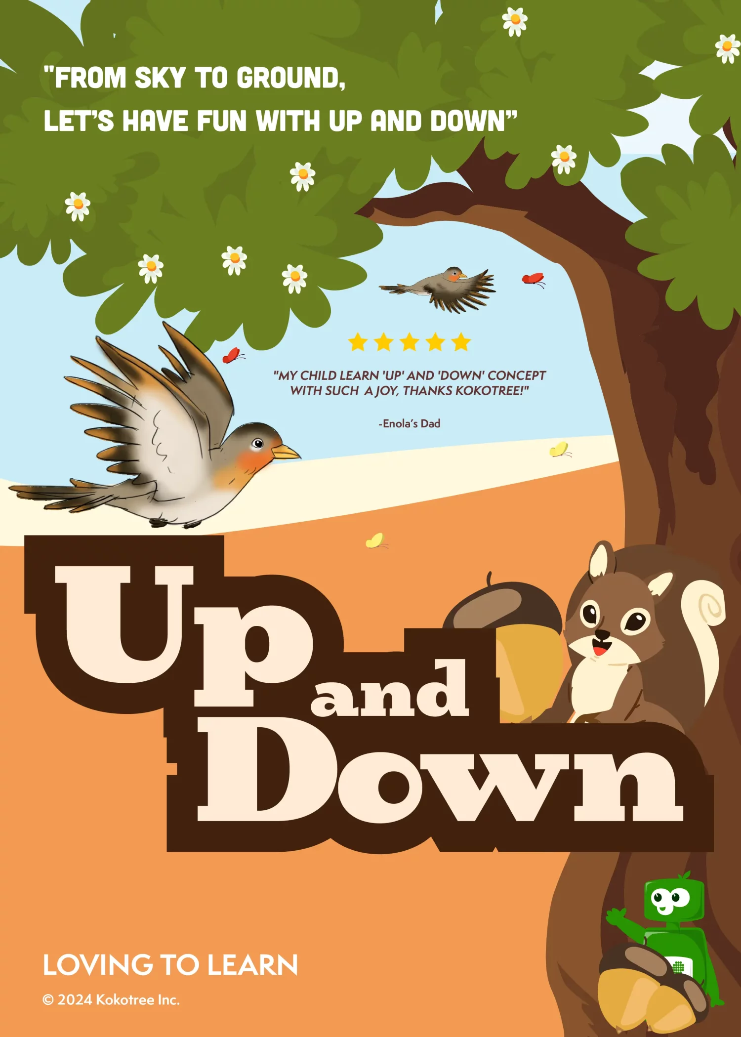 Up and Down Preschool Learning Video